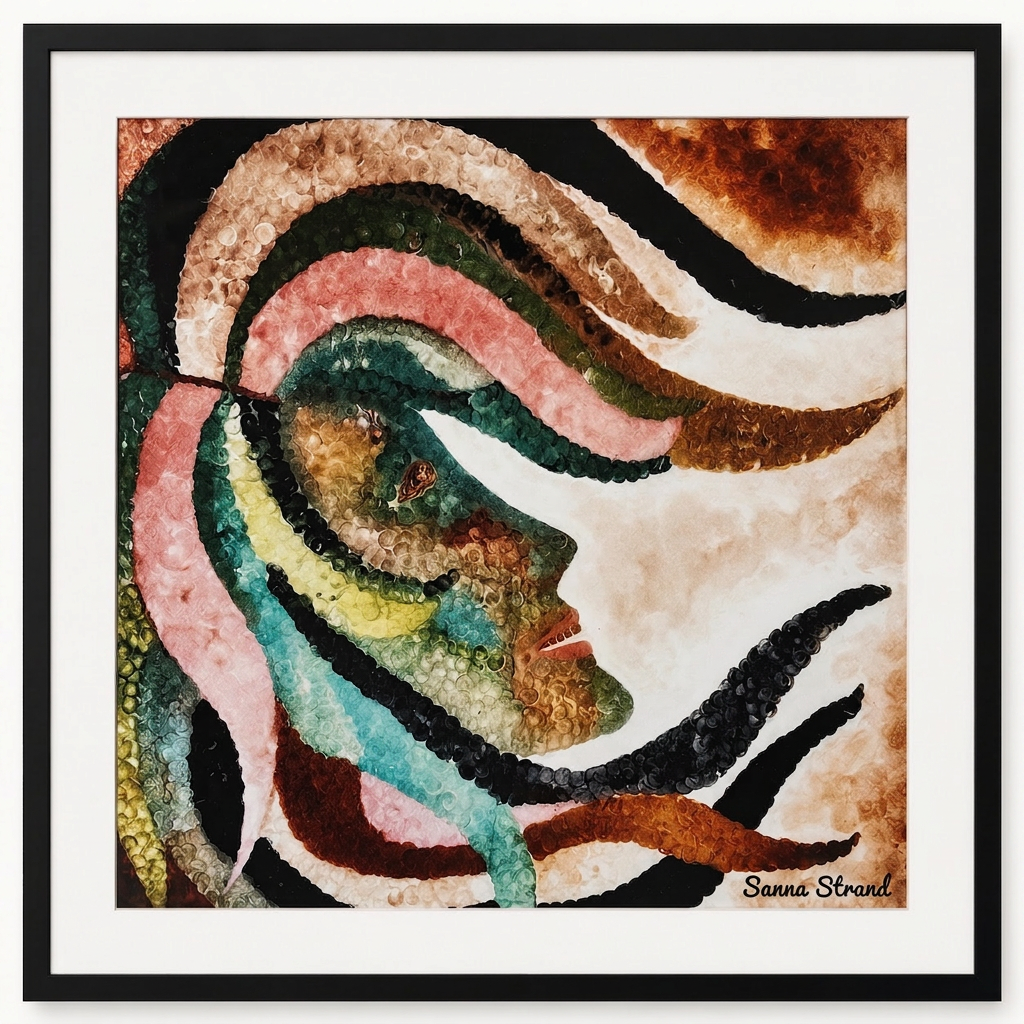 Liberation, framed fine art print by Sanna Strand