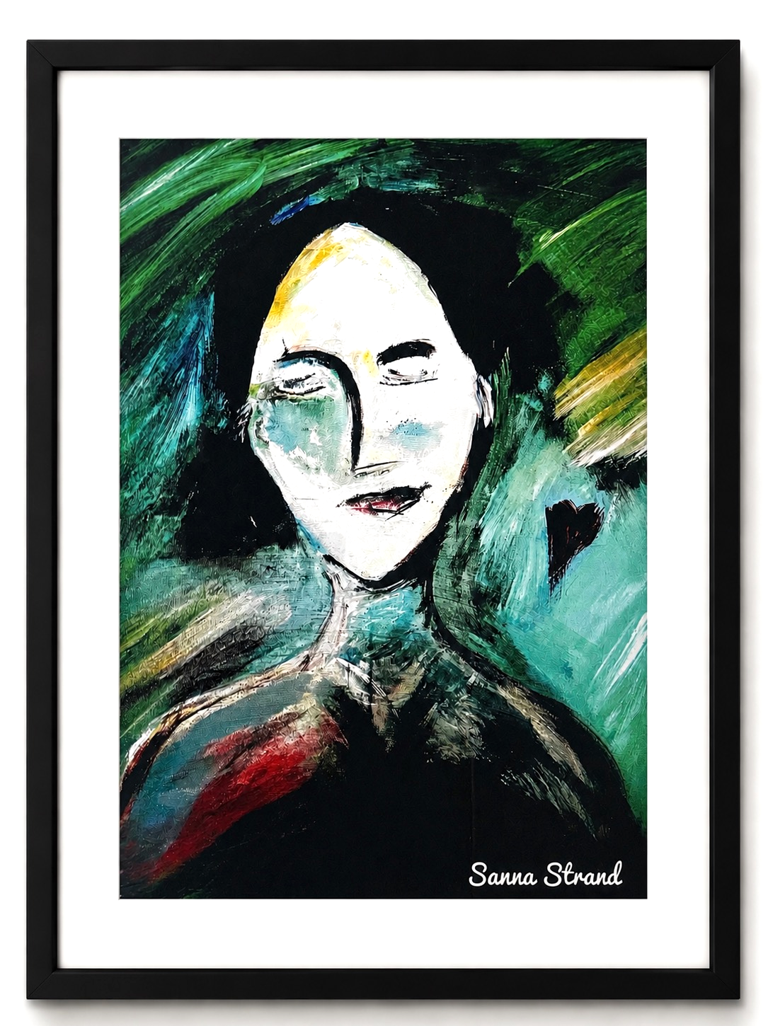 Numbed, framed fine art print by Sanna Strand