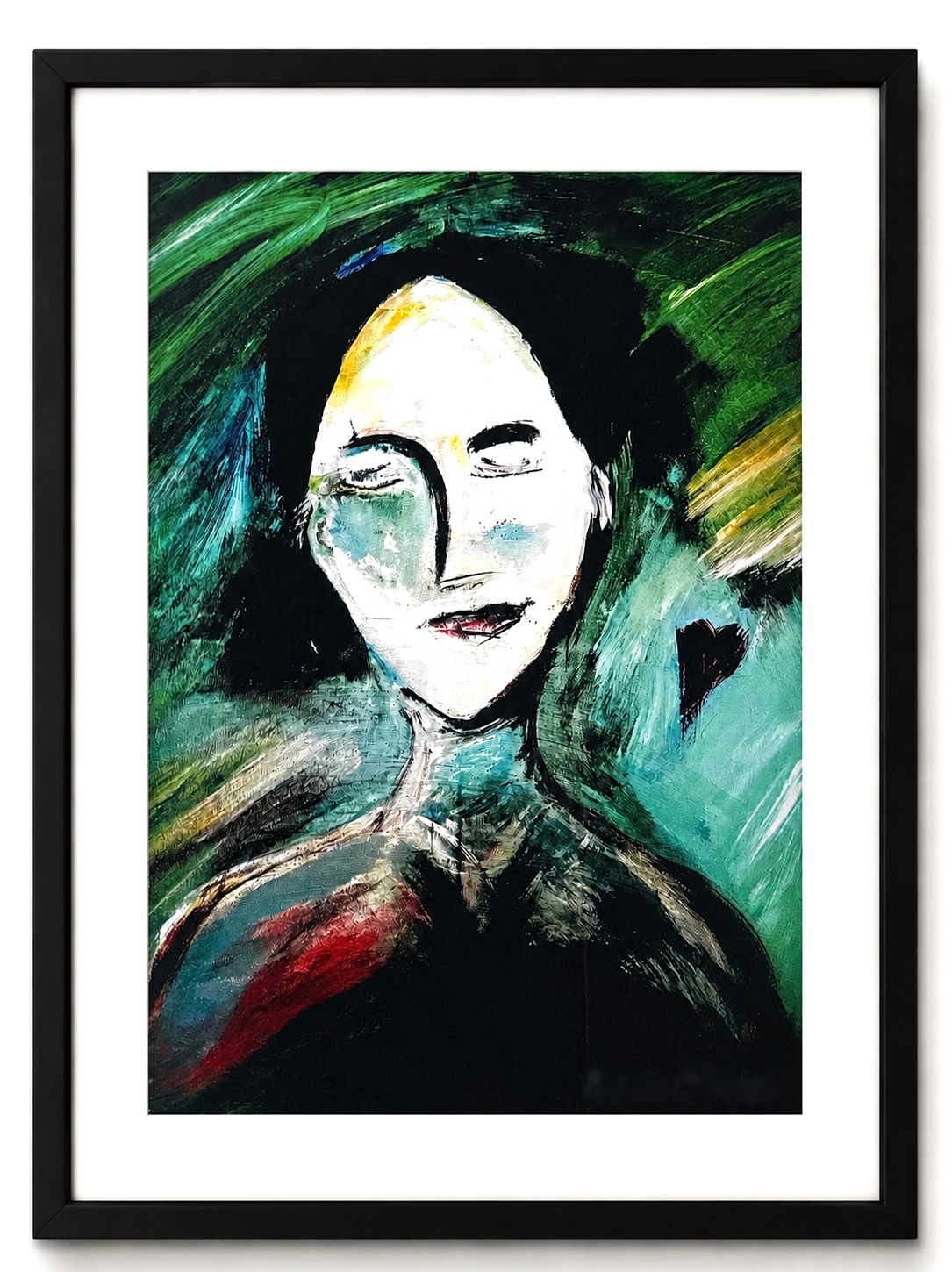 Numbed, framed fine art print by Sanna Strand